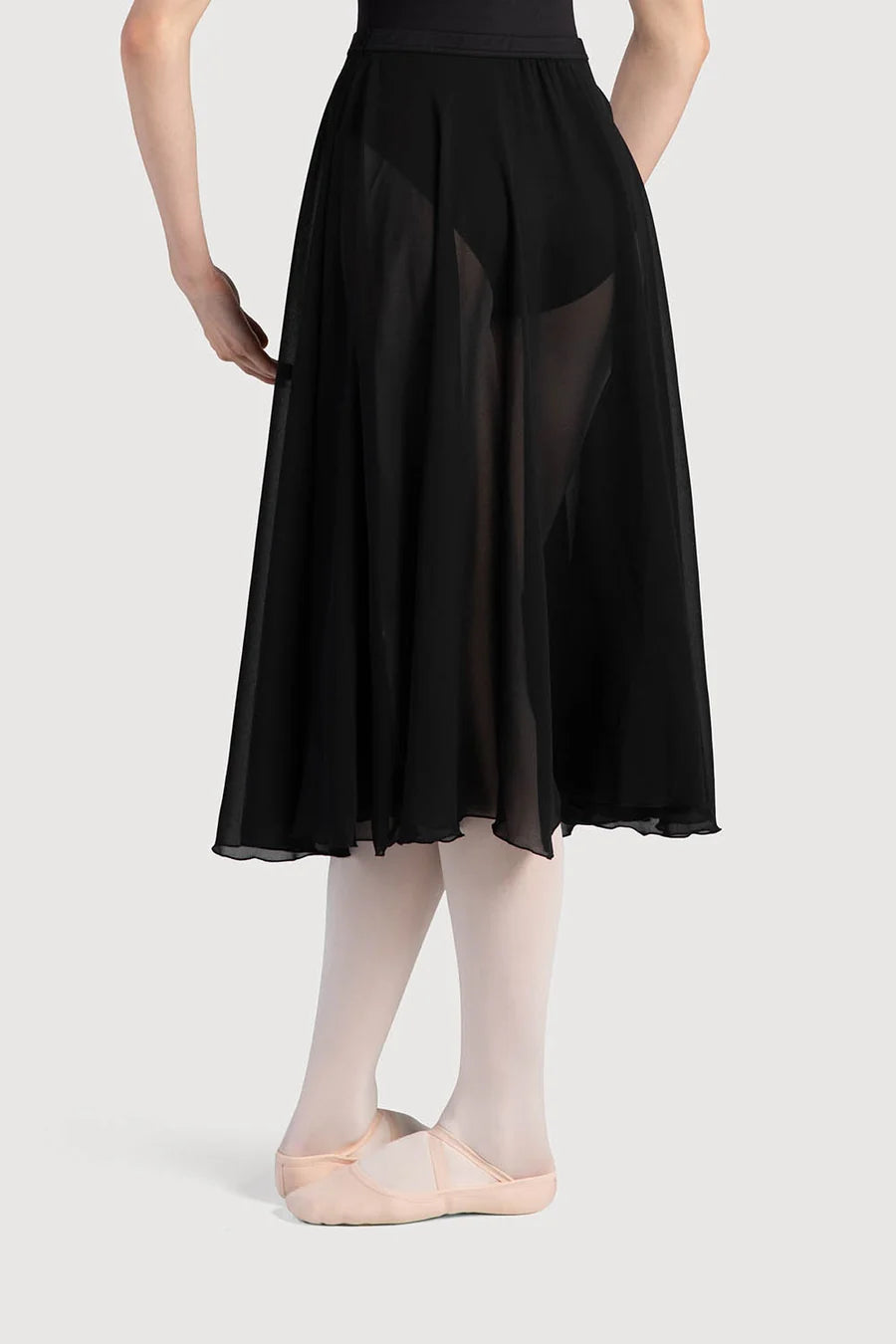 Bloch - A0321L Cambria Full Circle Chiffon Womens Skirt - Black
