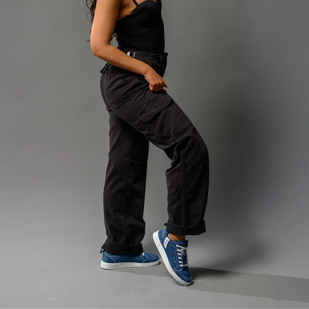 Bailaz Dance Sneaker - Raw Indigo