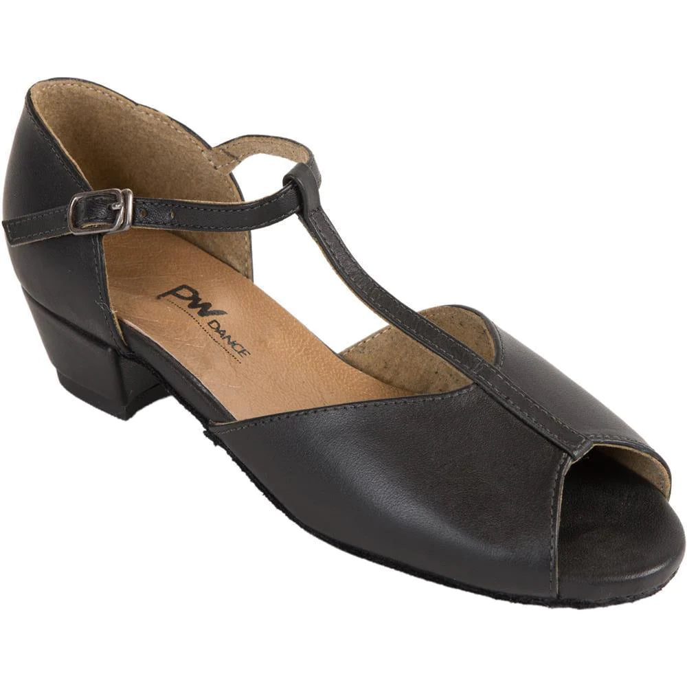 Karen Ladies Social Dance Shoe - Low Heel - Bronze