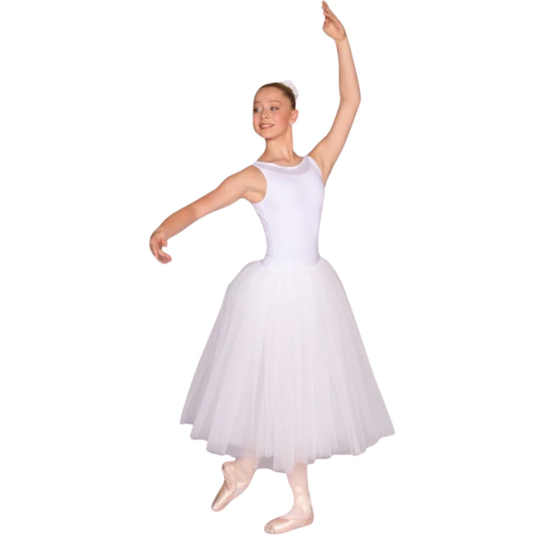 Romantic Half Tutu - Adult White