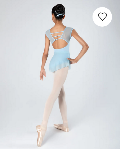 Natalia Mesh Skirt - Child Baby Blue