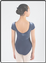 Veronica Cap Sleeve Velvet Leotard