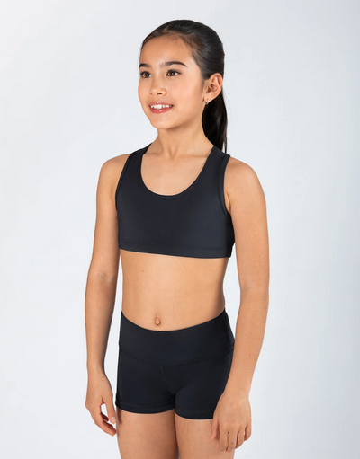 Addison Crop Top - Childs Black