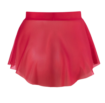 Natalia Mesh Skirt - Child Red