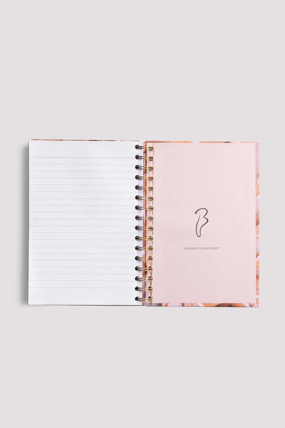 Bloch Pointe Shoe Spiral Hardcover A5 Lined Notebook