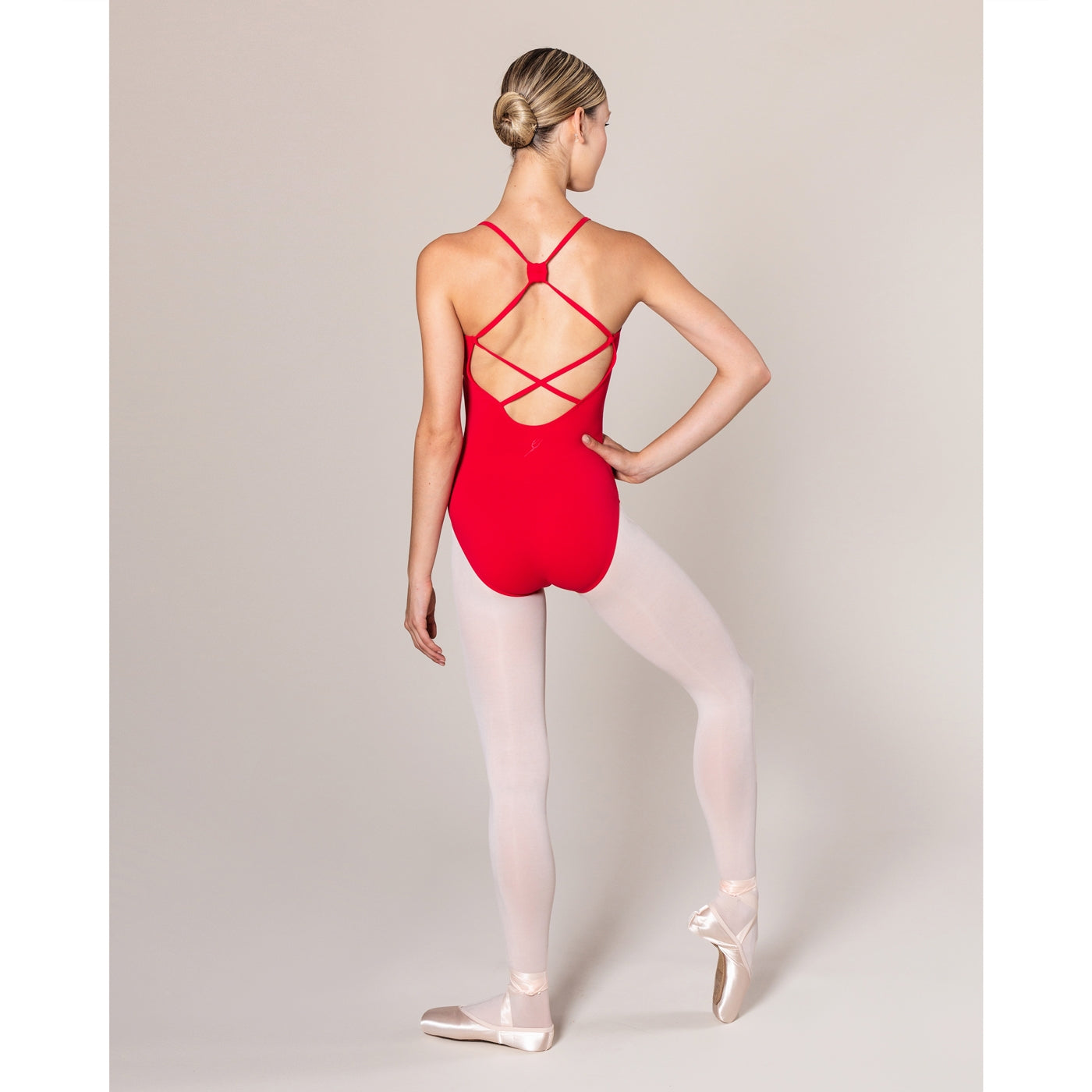Karli Camisole Leotard - Adult Red