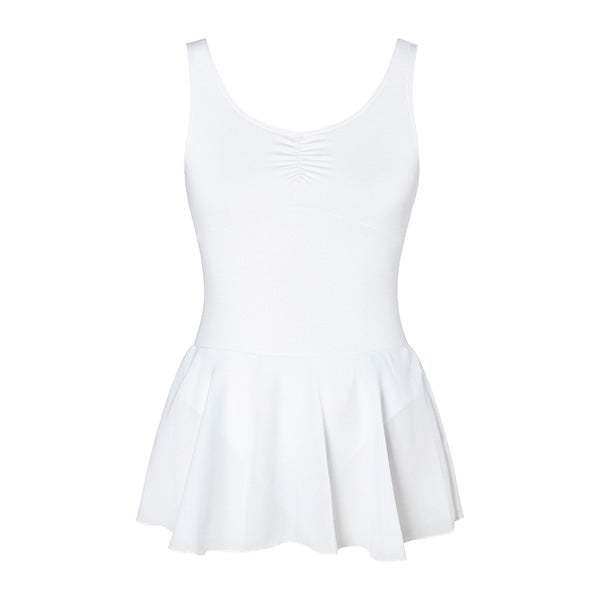 Ashley Leotard with Skirt - Adult White