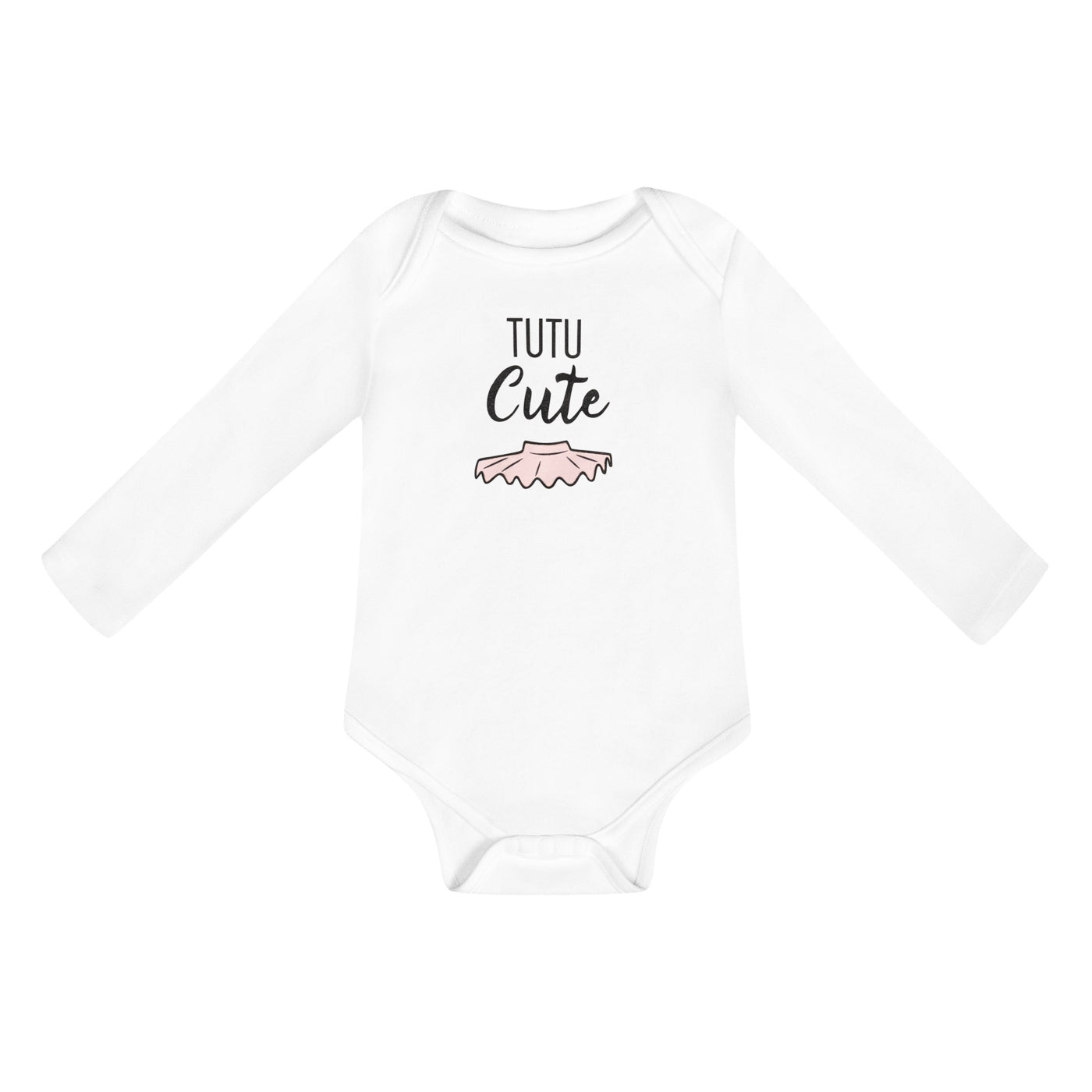 Long Sleeve Baby Romper - Tutu Cute - 2 Pack