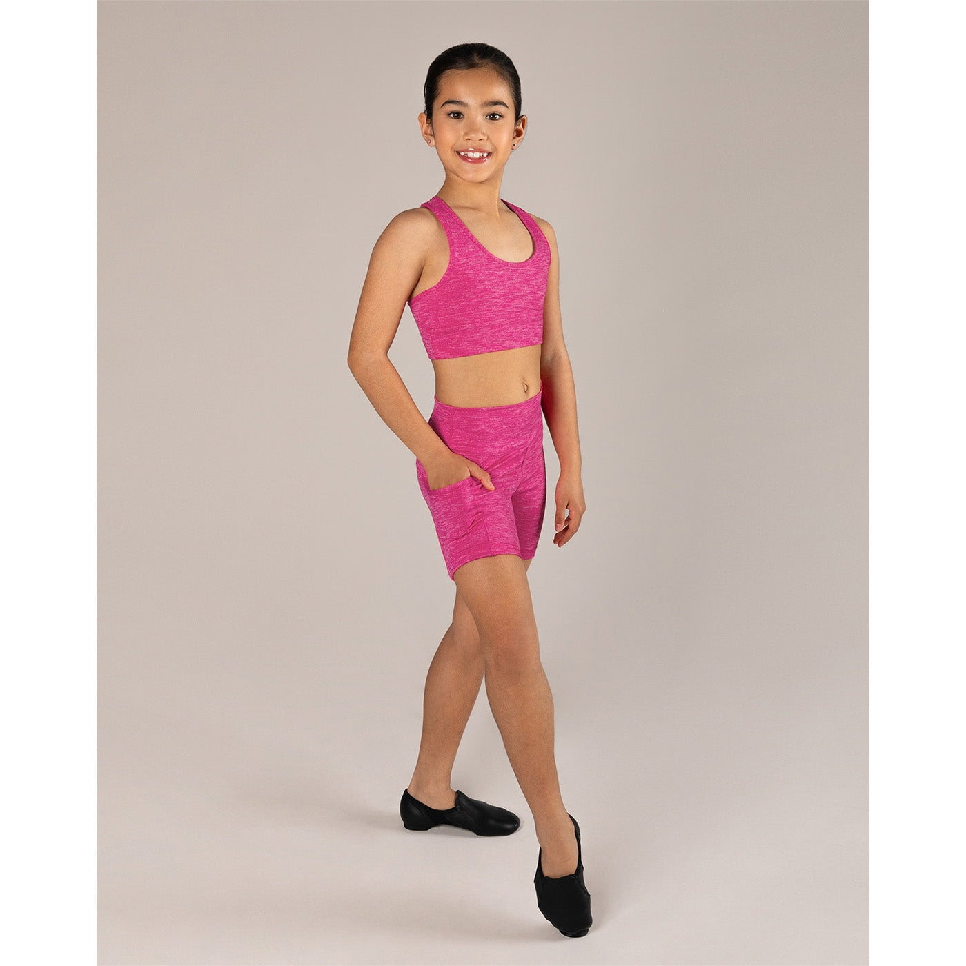 Eve Crop Top - Punk Pink