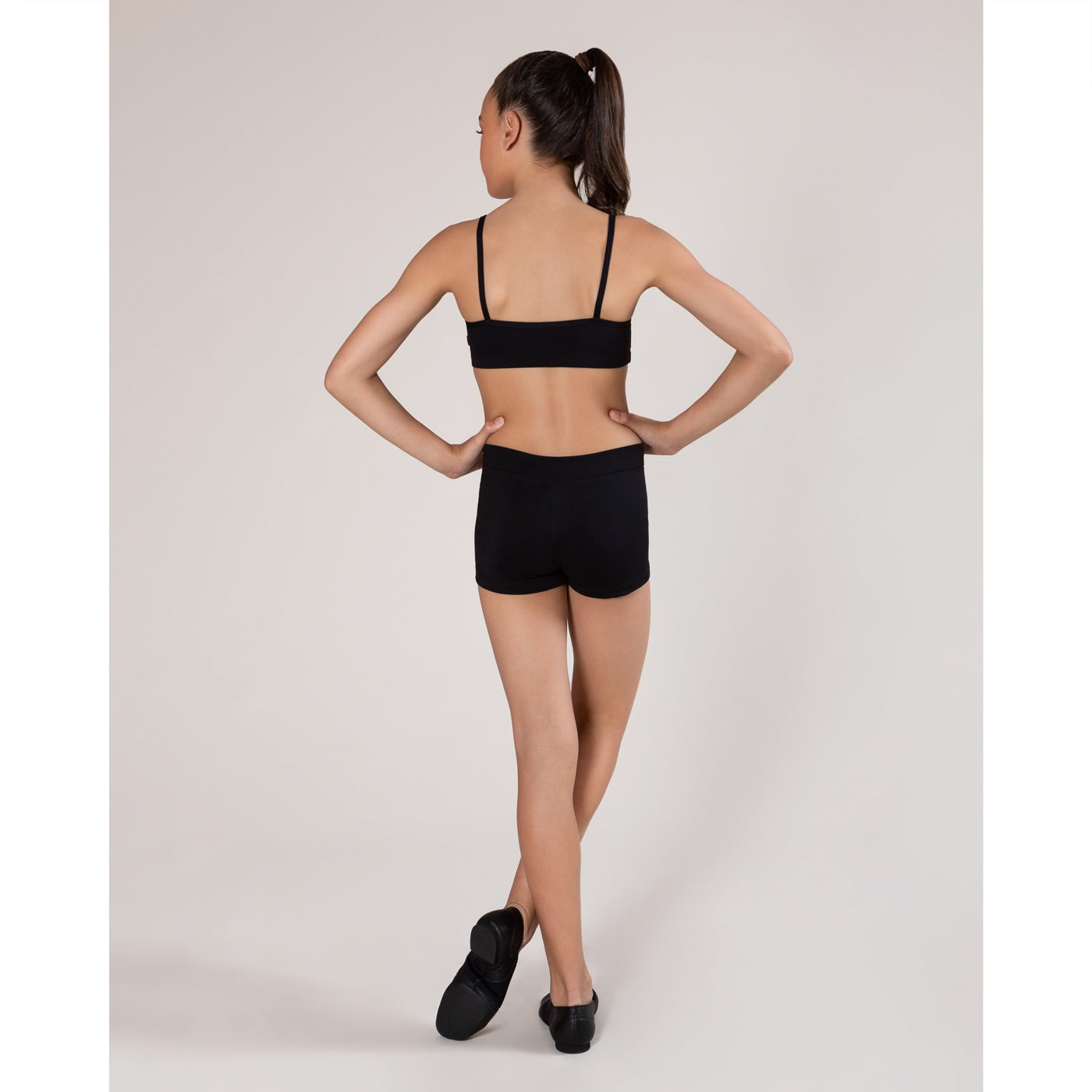 London Crop Top - Child Black