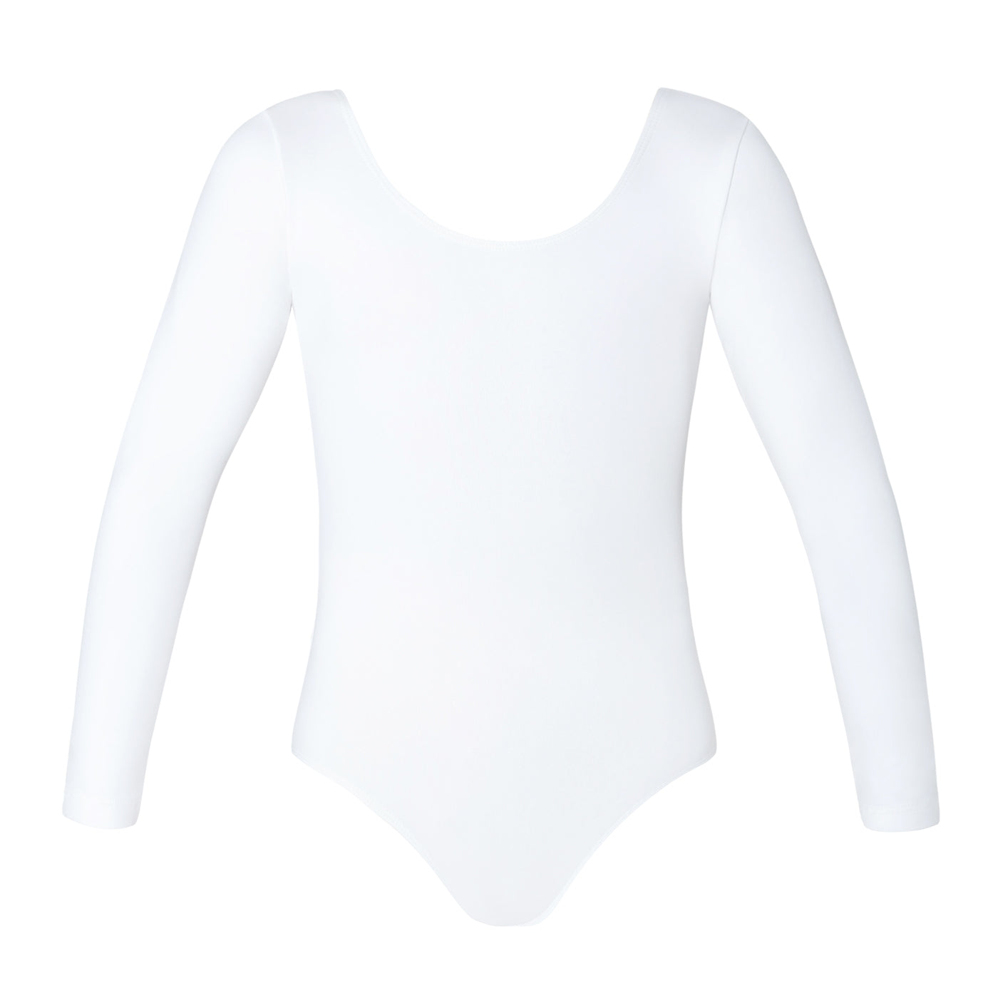 Jesse Long Sleeve Leotard - White Child