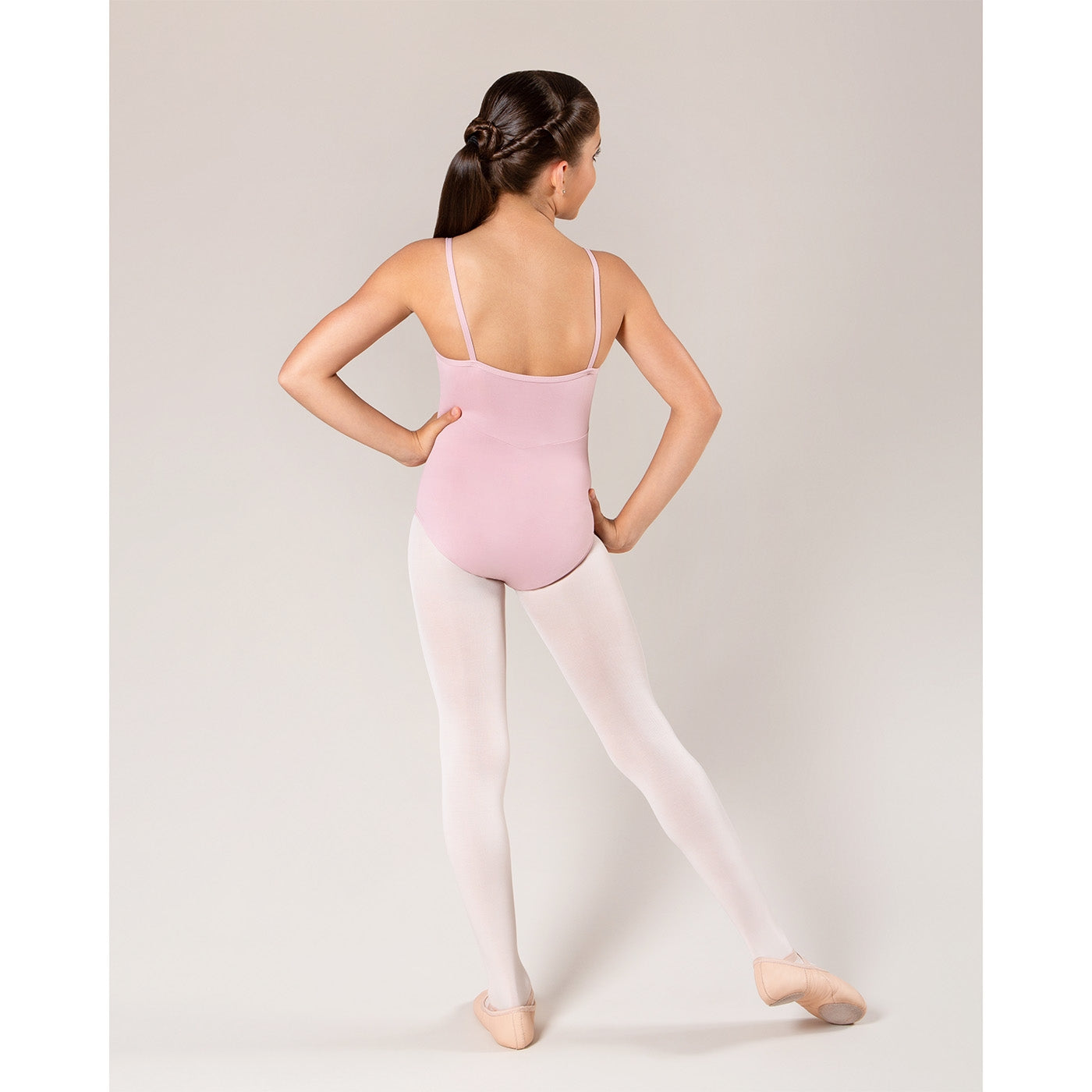 Veronica Camisole Leotard - Child Pink Champagne