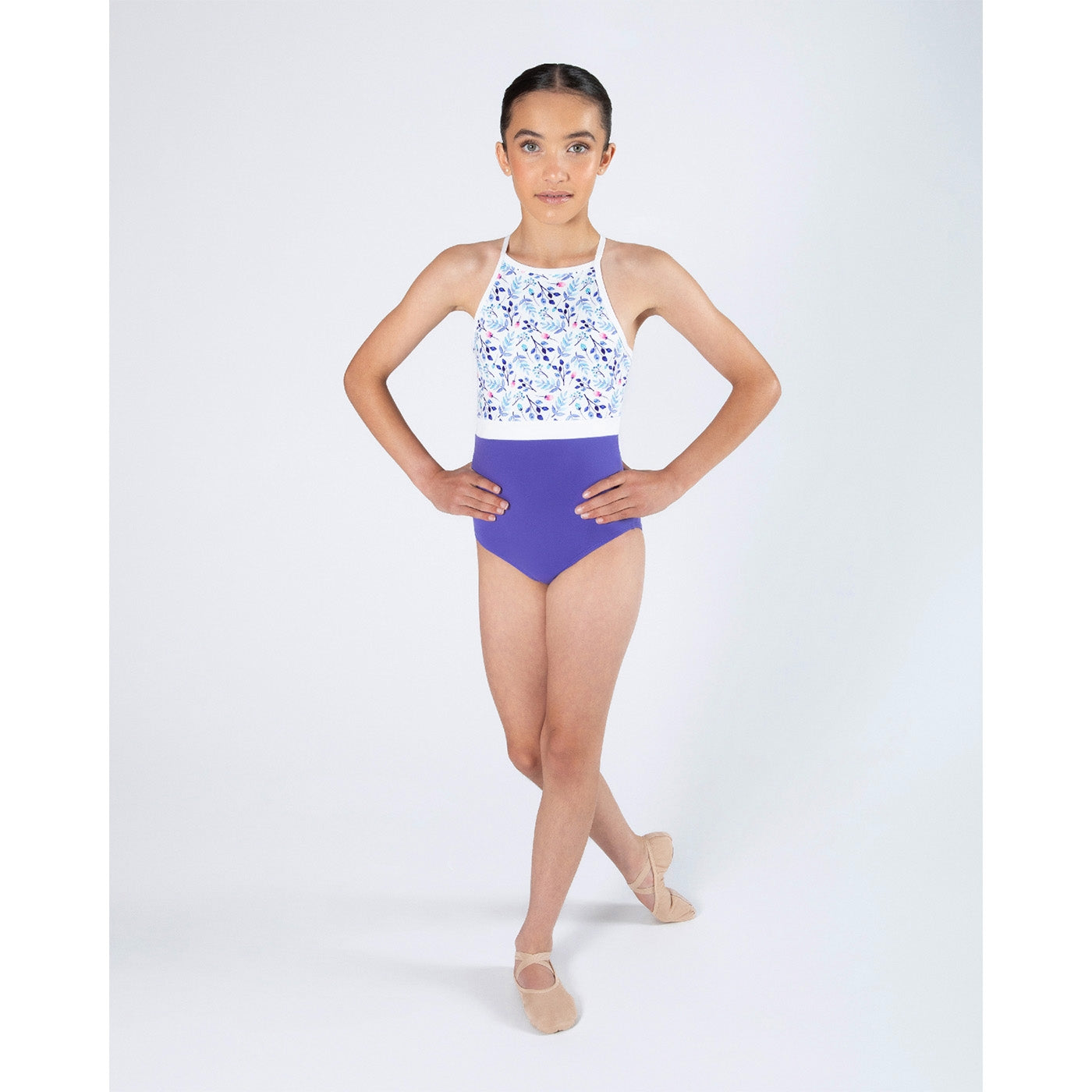 Mave Camisole Leotard - Meadow