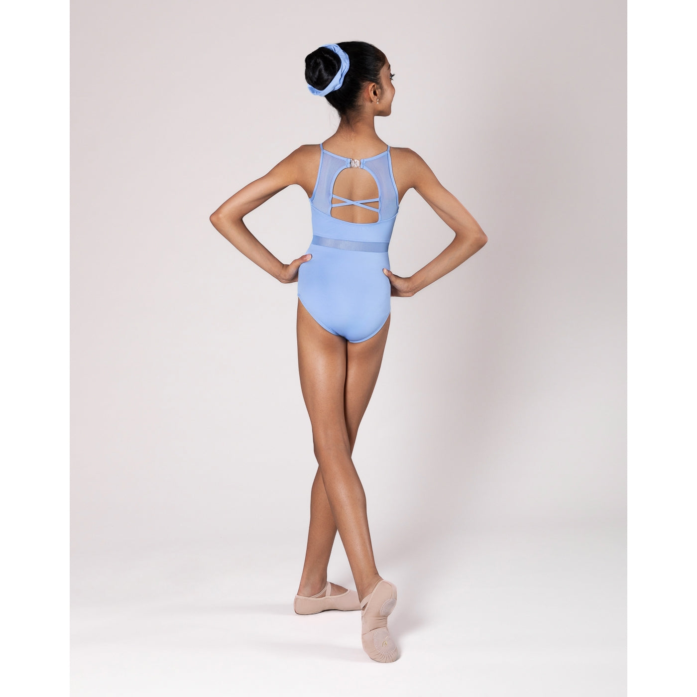 Isabelle Camisole Leotard - Childs Blue Illusion