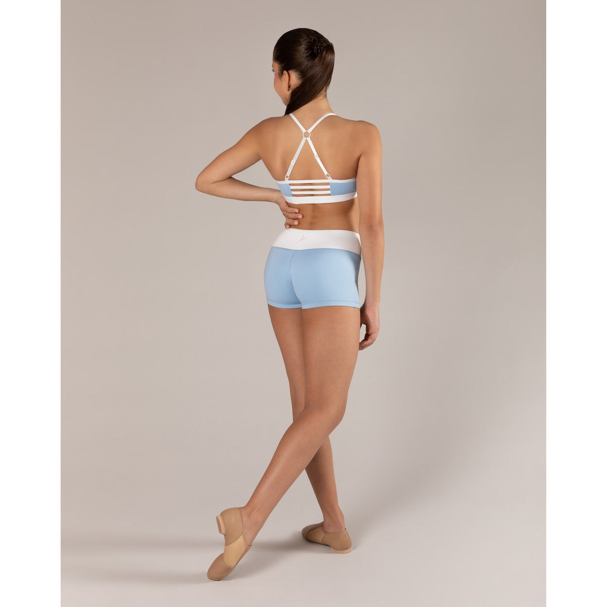 Sophia Crop Top - Misty Blue