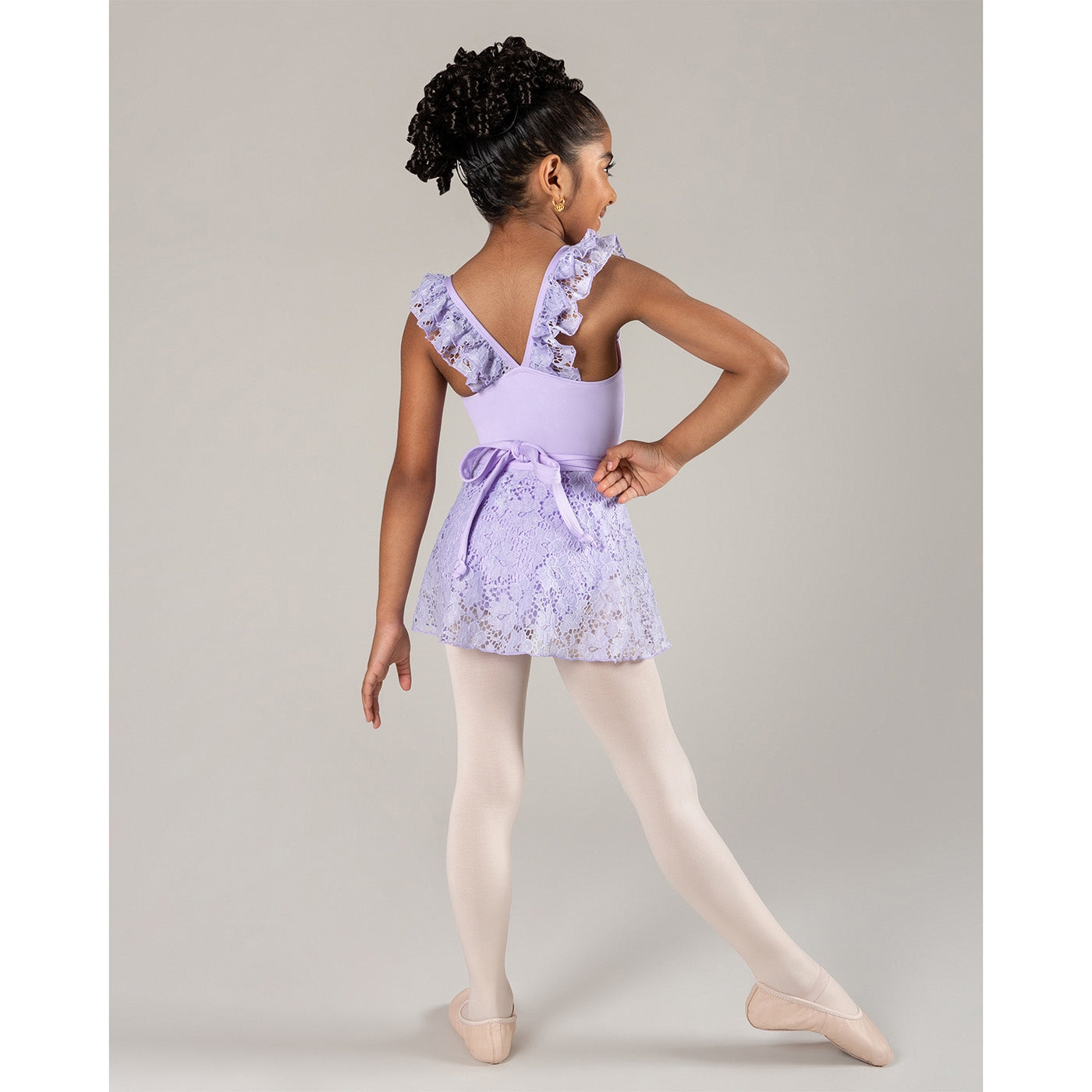 Melody Lace Skirtl - Child Lilac