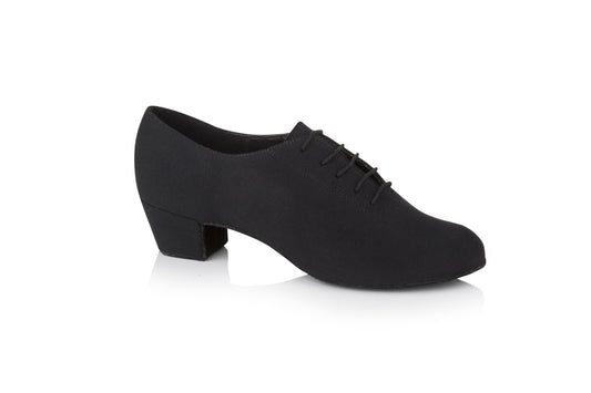 Ladies Latin Practice Shoe - Black Softweave