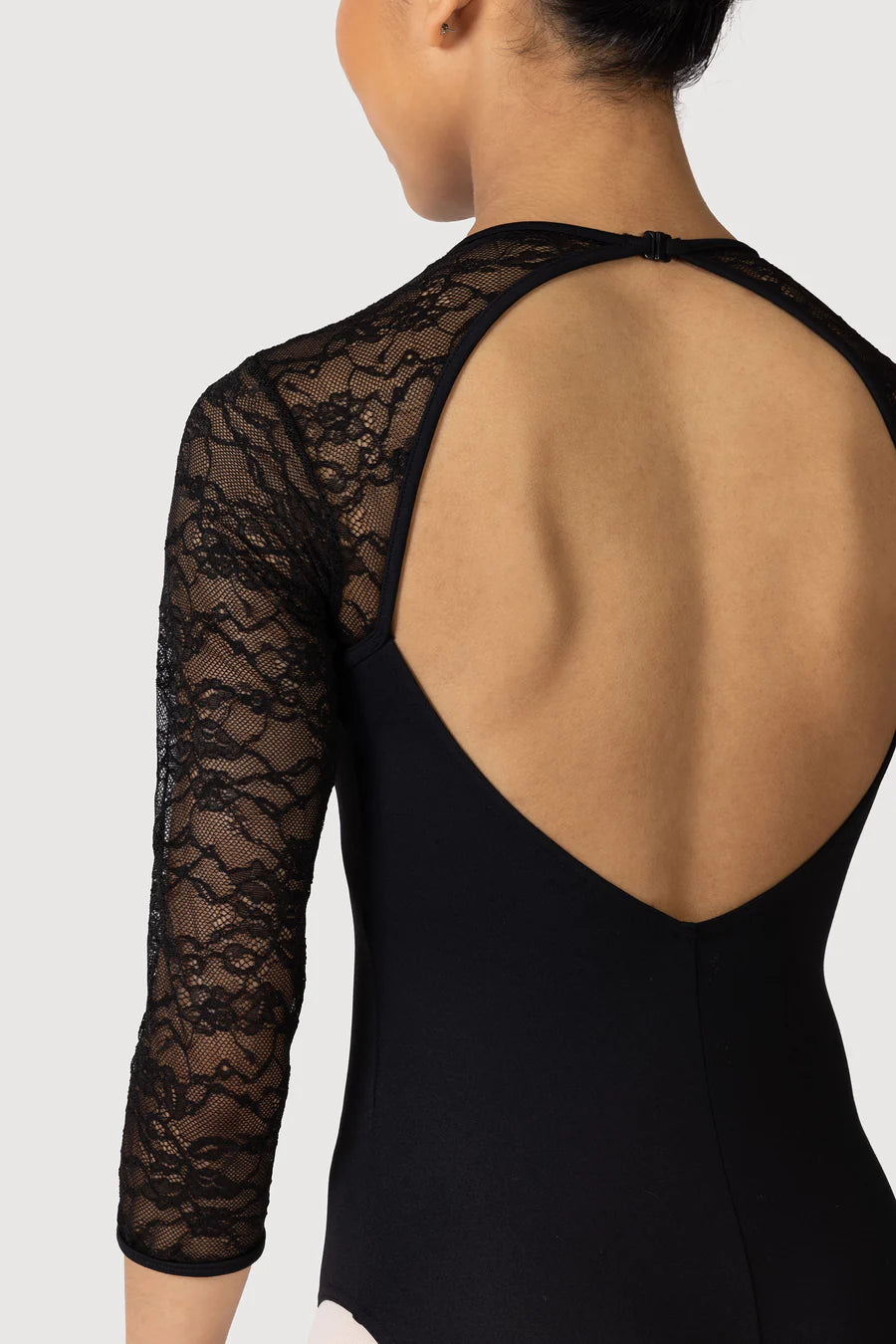 L56016 Bloch Kate 3/4 Sleeve Womens Lace Leotard