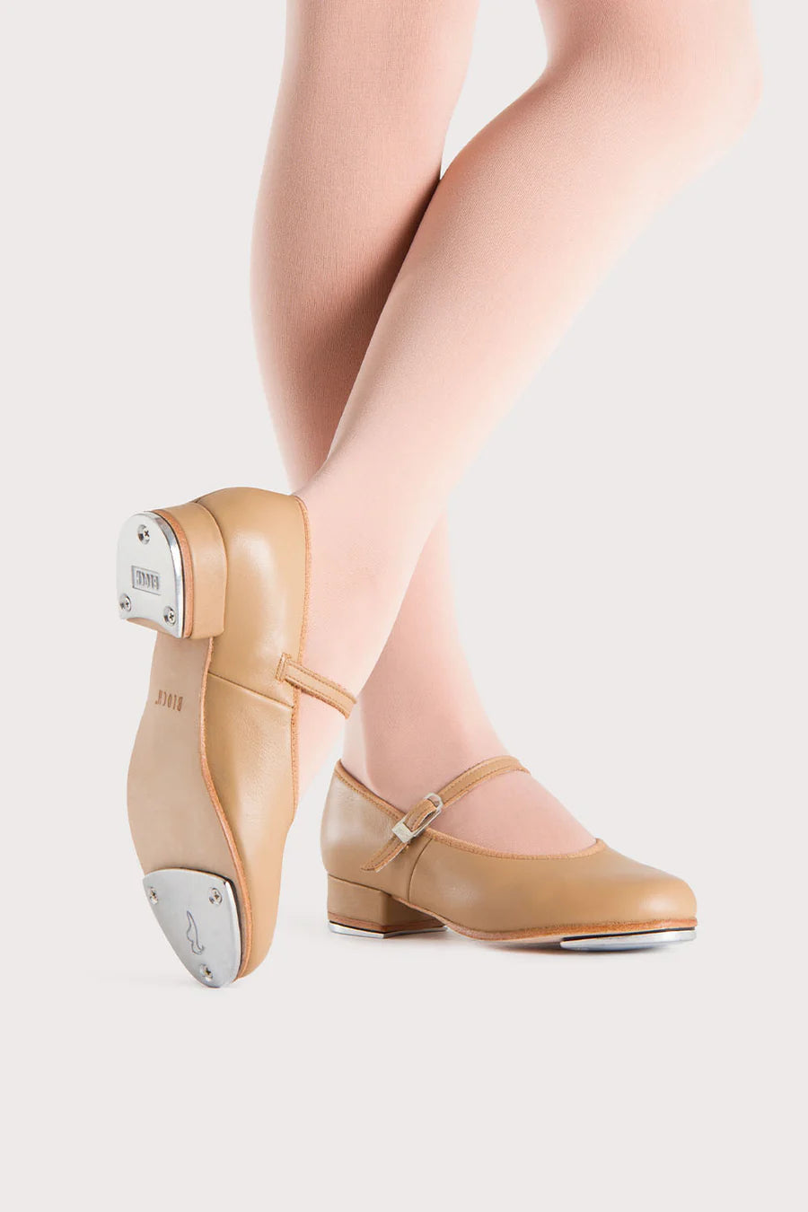 S0302G - Bloch Tap On Girls Tap Shoe - Tan