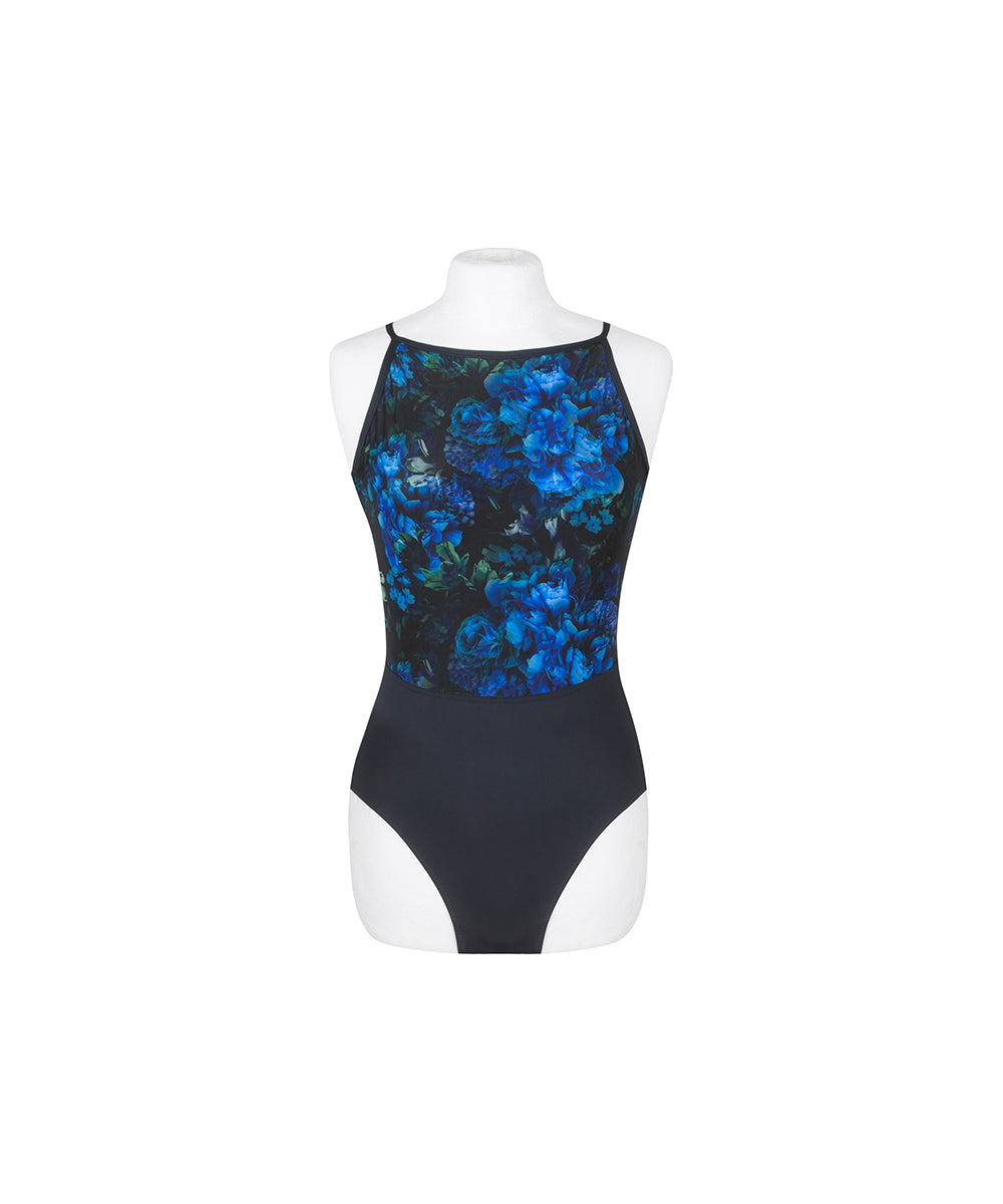 Mina Halterneck Leotard - Velvet Rose Collection