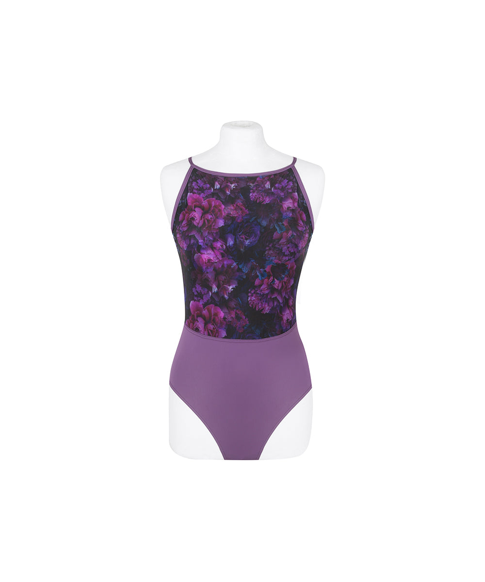 Mina Halterneck Leotard - Velvet Rose Collection
