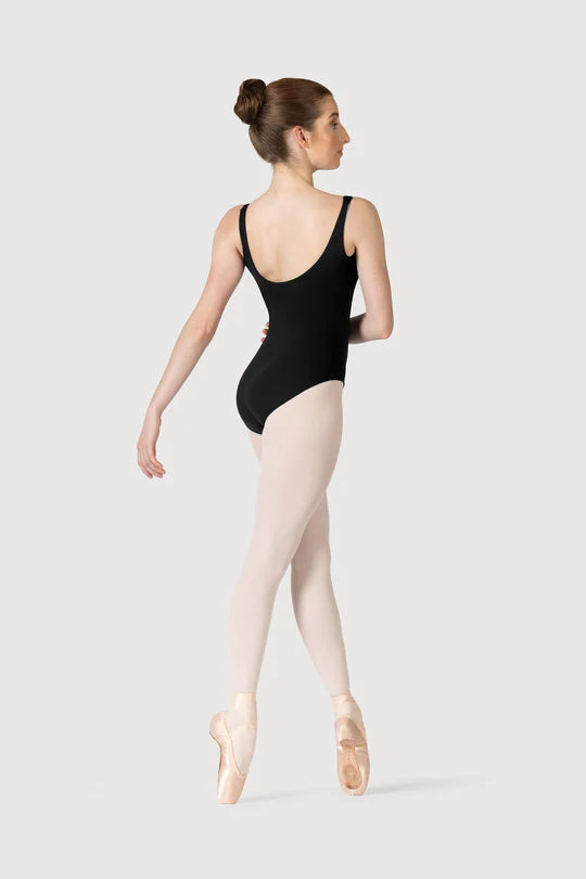 L0828L - Bloch Overture Odetta Sleeveless Pleat Women's Leotard - Black