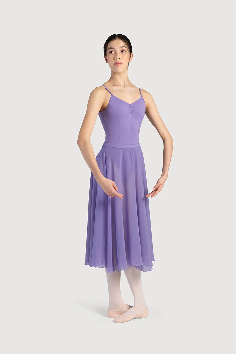 Bloch - A0321L Cambria Full Circle Chiffon Womens Skirt - Jacaranda
