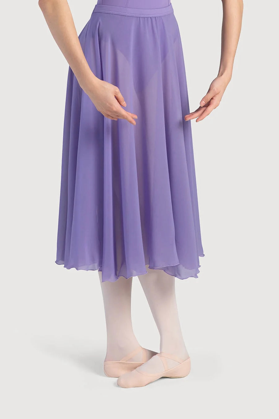 Bloch - A0321L Cambria Full Circle Chiffon Womens Skirt - Jacaranda