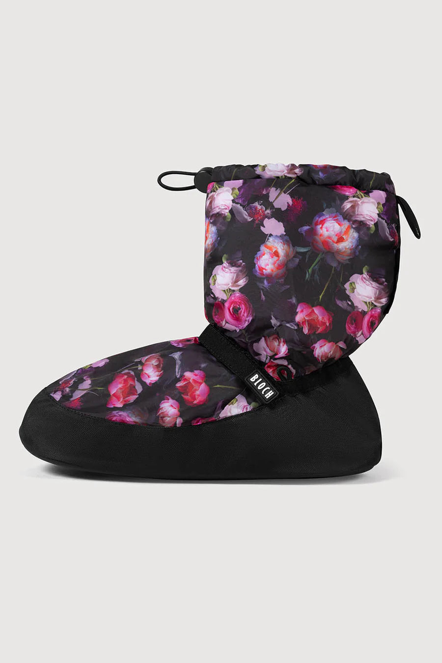 SIM5009BP Adults Floral Warmup Printed Booties - Flower Rose