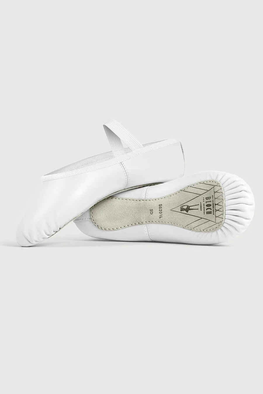 Prolite Mens Leather Ballet Flat - Wide Fitting