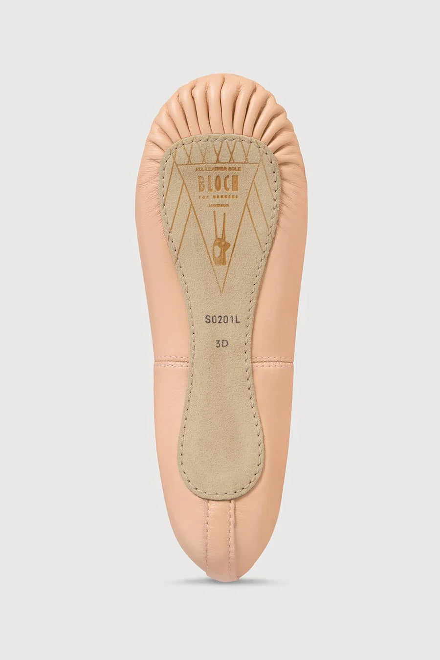 Prolite Leather Girls Ballet Flat - Pink