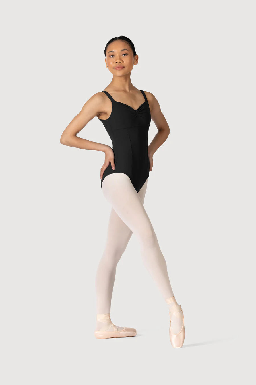 L0866L Overture Ondina Princess Seam Womens Leotard - Black