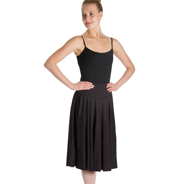 Bloch - AM523 Mirella Brianna Knee Length Womens Circle Skirt