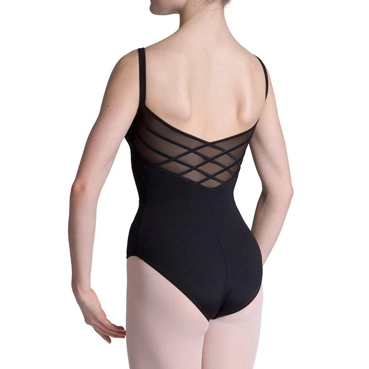 Bloch - L58820 Allnat Powermesh Womens V Back Leotard