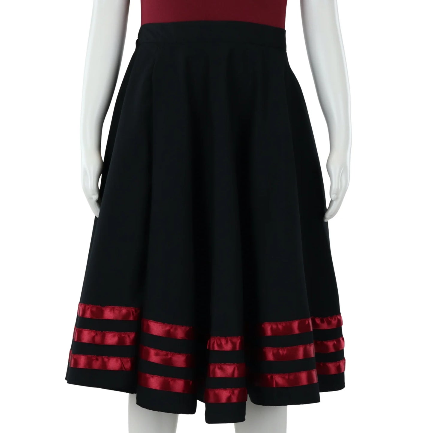 Character Skirt - 3 Rows Narrow Ribbon Pale Blue