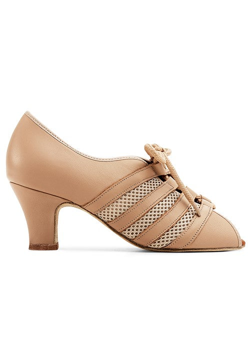 Sienna Ladies Practice Shoe - Tan Leather/Mesh