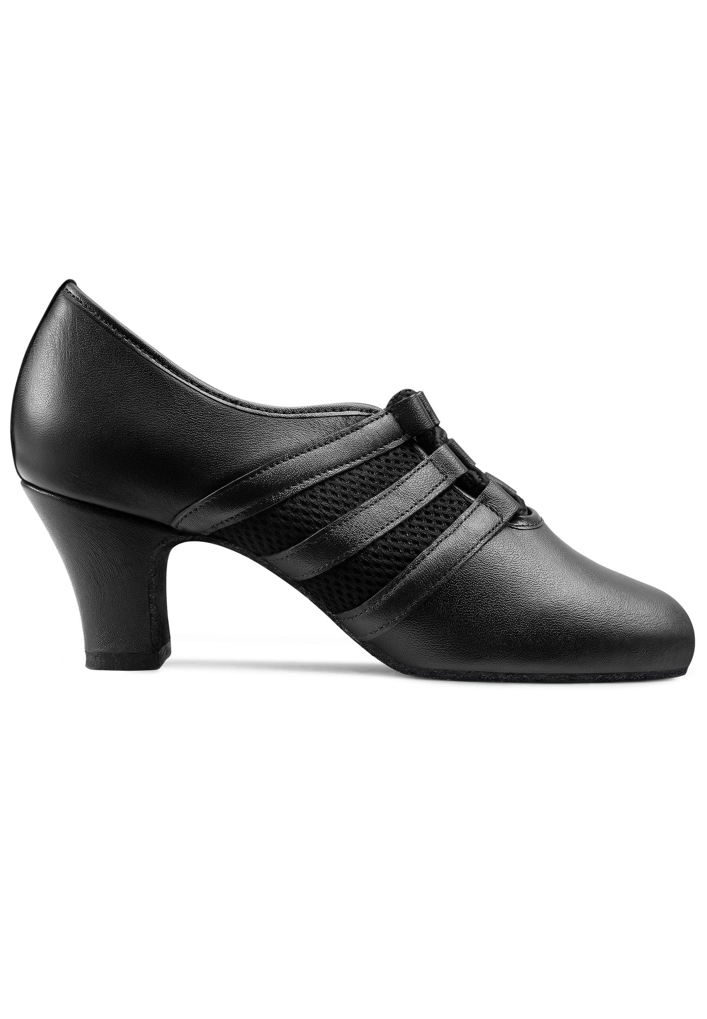 Verona Ladies Practice Shoe - Black Leather/Mesh