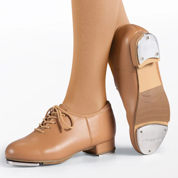 Lace Up Tap Shoe - Caramel