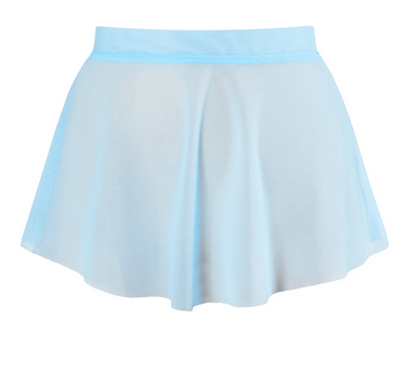 Natalia Mesh Skirt - Child Baby Blue