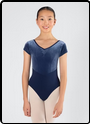 Veronica Cap Sleeve Velvet Leotard
