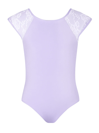 Energetiks Mila Cross-Back Lace Leotard - Child Lilac