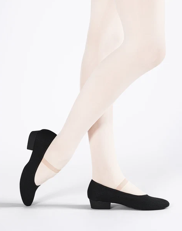 Canvas Character Shoe - Low Heel