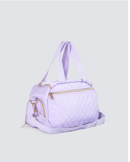 Nova Quilted Dance Bag - Small Lilac