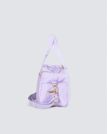 Nova Quilted Dance Bag - Small Lilac