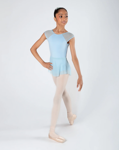 Natalia Mesh Skirt - Child Baby Blue