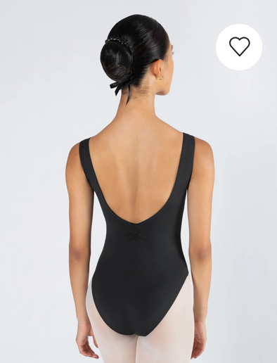 Cleo Camisole Leotard - Adult Black