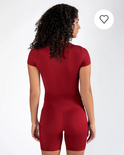 Olympia Fitted Tee - Crimson Red - Limited Edition