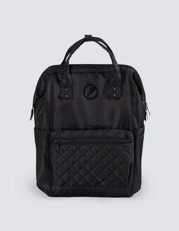 Nova Quilted Backpack - Black Large