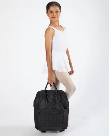 Nova Quilted Backpack - Black Large