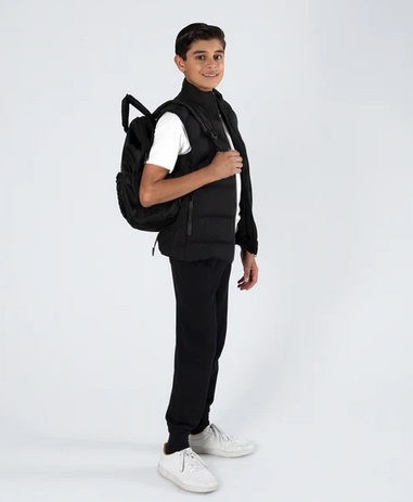 Nova Quilted Backpack - Black Large